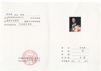 中國(guó)智慧城市專(zhuān)家委員會(huì)專(zhuān)家證