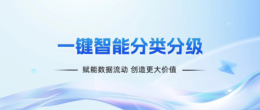 一鍵智能分類分級(jí)，賦能數(shù)據(jù)流動(dòng)創(chuàng)造更大價(jià)值